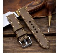 Cinturino per orologio fatto a mano in pelle Sequoia 104 a punto pieno (18 mm...