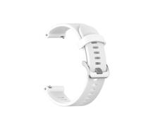 Cinturino per orologio Garmin Forerunner 245 Silicone White 20 mm