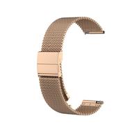 Cinturino per orologio Garmin VivoActive/Vivomove/Forerunner 20 mm acciaio inossidabile Oro rosa