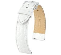 Cinturino per orologio HIRSCH Crocograin - Cinturino per orologio in pelle di vitello lucida con stampa coccodrillo