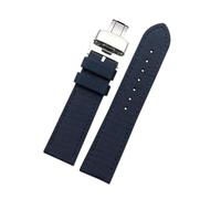 Cinturino per orologio in nylon + pelle 19mm 20mm 22mm 23mm 24mm Cinturino da polso da uomo in tela impermeabile,19mm