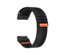 CINTURINO INF Fenix 8/5/6/7X Pro/Epix 935/965 - in nylon traspirante Nero + grigio chiaro, Nylon, acciaio inossidabile 316