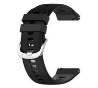 Cinturino per orologio in silicone Garmin Forerunner 265S Black 18 mm