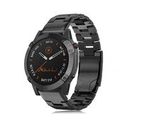 CINTURINO INF in titanio per Garmin Fenix 7X/6X/5X - Sgancio rapido Nero, Titanio