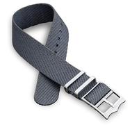 Cinturino per orologio in twill a passaggio singolo, 20 mm, 22 mm, nero, blu, verde, rosso, grigio, arancione, marrone chiaro, cinturino passante in nylon militare, fibbia a corona regolabile in