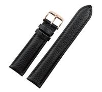 Cinturino per orologio in vera pelle, 13-22mm, unisex, con trama litchi, Colore 3, 20mm