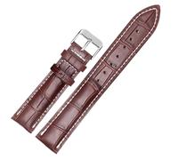 Cinturino per orologio in vera pelle con chiusura a farfalla da 12mm a 22mm, Colore 4, 12mm