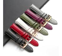 Cinturino per orologio in vera pelle da 13mm a 22mm, Colore 14, 18mm