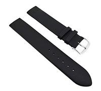 Cinturino per orologio | Nero | da fissare con viti per orologi Skagen, Boccia | 16 mm Made in Germany