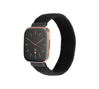 Cinturino per orologio Nylon Black S Fitbit Versa/Versa 2