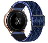 Cinturino per orologio ondulato regolabile da 20 mm a 22 mm per Samsung active2, Huawei watch3 ecc., nero mezzanotte, 20 mm