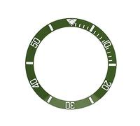 Cinturino per Orologio,Orologi Bezel,Guarda Inserisci Loop Ceramica Orologio da Polso Lunetta Inserto Orologio Parti di Ricambio Moda per Uomo e Donna (Verde)