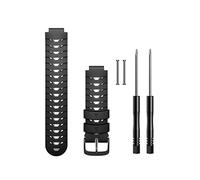 Cinturino per orologio per Garmin Forerunner 630 Silicone Nero/Grigio