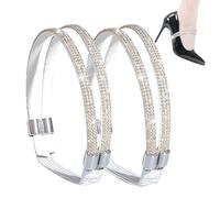Cinturino per scarpe con tacco, cinghie di ricambio rimovibili ed elastiche per tacchi alti, cinghie per caviglia antiscivolo e regolabili per scarpe da donna, sandali eleganti, d, Se référer