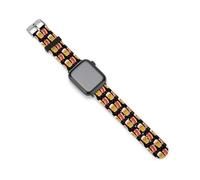 Cinturino per smart watch con scritta "Birra e Hot Dog", compatibile con iWatch, morbido e divertente, 38 mm/40 mm, 42 mm/44 mm, 38mm/40mm, Silicone, Nessuna pietra preziosa