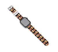 Cinturino per smart watch con scritta "Birra e Hot Dog", compatibile con iWatch, morbido e divertente, 38 mm/40 mm, 42 mm/44 mm, 42mm/44mm, Silicone, Nessuna pietra preziosa