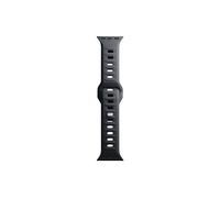 CINTURINO PER SMARTWATCH 3MK in silicone e acciaio inox nero, compatibile con Apple Watch Serie 1-9 Nero, Material