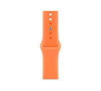 CINTURINO PER SMARTWATCH APPLE Sport MHYD4ZM/A, 38-42 mm, S/M, Arancione Arancione, Fluoroelastomero
