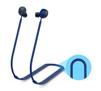Cinturino per Sony WF-1000XM5, cordino anti-perso in silicone per auricolari bluetooth, cinturino per auricolari in silicone morbido, cordino da collo per attività all'aperto (Blu)