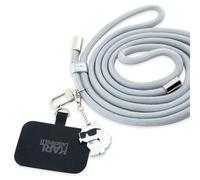 Cinturino per telefono Karl Lagerfeld Universal CBDY Cord grigio