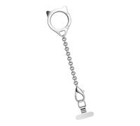 Cinturino per telefono staccabile con design a goccia, cinturino in metallo per smartphone, macchina fotografica, anello forte, cinturino da polso con gancio sicuro