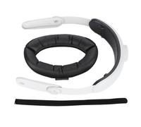 Cinturino per testa VR comodo regolabile per ridurre la pressione di ricambio accessori per fascia VR per Meta 3 VR cuffia ABS in pelle PU 6,89x4,33x3,94 in pelle
