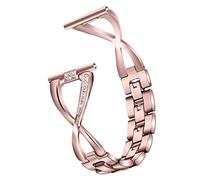 Cinturino per Withings ScanWatch 38 mm/ScanWatch 2 38 mm/ScanWatch Light/Move 38 mm, cinturino in metallo da 18 mm per Withings Steel HR 36 mm/Withings Steel, Medium, Metallo, Non pietra preziosa