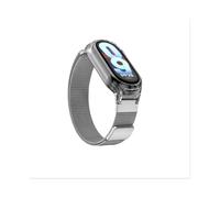 Cinturino per Xiaomi Mi Band con custodia trasparente Silver Xiaomi Mi Band 3/4/5/6