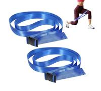 Cinturino Per Yoga E Stretching - 2 Pezzi Di Equipaggiamento Per Fitness Regolabile,La Cintura per Esercizi con Fibbia | Per Palestra Domestica Viaggio Allenamento All'Aperto Rafforzamento Muscolare