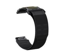 Cinturino QuickFi in nylon da 22/26 mm for Garmin Fenix 8 7 7X 6 6X Pro 5 5X Plus serie MARQ/Tavtix 7pro, cinturino di ricambio. accessori(Black Army Green,22mm)