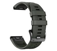 Cinturino Quickfit 22mm per Garmin Fenix 7/6/5/7 Pro/6 Pro/5 Plus/8 47mm,Con Garmin Forerunner 945/955/965/970/Instinct 2/Instinct 3/E 45mm/Approach S60/S62/S70 47mm(Verde militare)