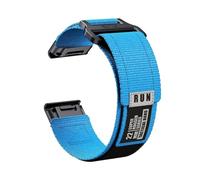 Cinturino QuickFit in nylon largo 22 mm e 26 mm for Garmin Fenix 8 7 7X Pro 6 6X 5 5X Plus Instinctive 2 Bracciale di ricambio(SkyU,22mm(7/6/5))