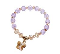 Cinturino rosso per cellulare Style Fresh And Cute Butterfly Pendant Children's Bracelet Women's Student Bracelet Bracelet Women Orologio da polso meccanico, Taglia unica, Plastica, Nessuna pietra