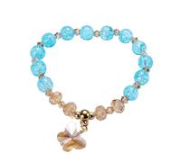 Cinturino rosso per cellulare Style Fresh And Cute Butterfly Pendant Children's Bracelet Women's Student Bracelet Bracelet Women Orologio da polso meccanico, Taglia unica, Plastica, Nessuna pietra