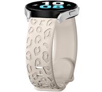 Cinturino Silicone per Samsung Galaxy Watch 6 Classic/Watch 7/Watch 4/Watch FE, 20mm Sport Bracciali Leopard Cinturini di Ricambio per Galaxy Watch 5 Pro/Active 2/Watch 3