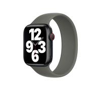 CINTURINO SMARTWATCH APPLE Solo Loop - Chiusura, Regolabile, Compatibile con Watch 44/45/46/49 mm Verde, Gomma siliconica liquida