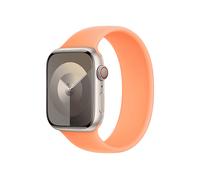CINTURINO SMARTWATCH APPLE Solo Loop - Chiusura, Regolabile, Compatibile con Watch Arancio, Gomma siliconica liquida
