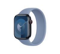 CINTURINO SMARTWATCH APPLE Solo Loop - Chiusura, Regolabile, Compatibile con Watch Blu, Gomma siliconica liquida