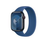CINTURINO SMARTWATCH APPLE Solo Loop - Chiusura, Regolabile, Compatibile con Watch Blu, Gomma siliconica liquida