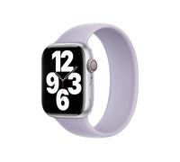 CINTURINO SMARTWATCH APPLE Solo Loop - Chiusura, Regolabile, Compatibile con Watch Lilla, Gomma siliconica liquida