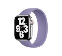 CINTURINO SMARTWATCH APPLE Solo Loop - Chiusura, Regolabile, Compatibile con Watch Lilla, Gomma siliconica liquida
