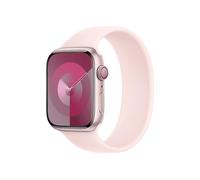 CINTURINO SMARTWATCH APPLE Solo Loop - Chiusura, Regolabile, Compatibile con Watch Rosa chiaro, Gomma siliconica liquida