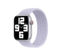 CINTURINO SMARTWATCH APPLE Solo Loop intrecciato - Chiusura, Regolabile, Compatibile con Watch Viola, Poliestere riciclato, Silicone