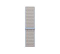 CINTURINO SMARTWATCH APPLE Sport Loop - Chiusura a strappo, Regolabile, Compatibile Watch 44/45/46/49 mm Azzurro, 85% nylon riciclato, 100% poliestere riciclato, 100% elastan riciclato