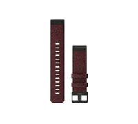 CINTURINO SMARTWATCH GARMIN QuickFit 22 - Chiusura regolabile, Compatibile fēnix 6/6 Pro/Sapphire Rosso, Nylon