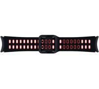 CINTURINO SMARTWATCH SAMSUNG ET-SXR86SBEGEU Nero, Rosso, Fluoroelastomero