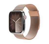 CINTURINO SMARTWATCH VONMÄHLEN Milanese Loop 2 per Apple Watch 40/41/42 mm Oro Rosa, Acciaio inossidabile