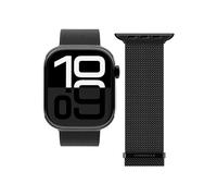 CINTURINO SMARTWATCH VONMAHLEN Cinturino Apple Milanese Loop 2, 44/45/46/49 Nero, Acciaio inossidabile