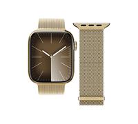 CINTURINO SMARTWATCH VONMAHLEN Cinturino Apple Milanese Loop 2, 44/45/46/49 Oro, Acciaio inossidabile
