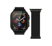CINTURINO SMARTWATCH VONMAHLEN Cinturino Apple W Classic Nylon Loop, 40/41/42 Nero, flessibile